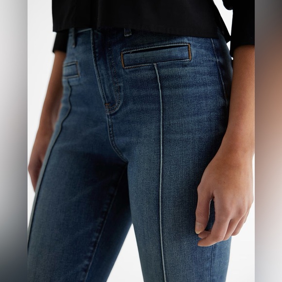 Express Super High Rise Front Seam Skinny Jeans, Size 8 - Picture 8 of 10